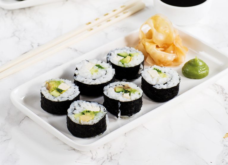 vegetarisk sushi