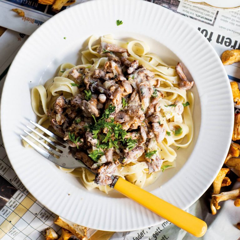 kantarellpasta