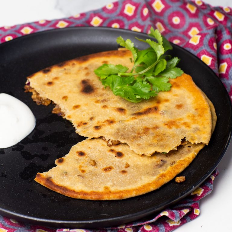 keema paratha