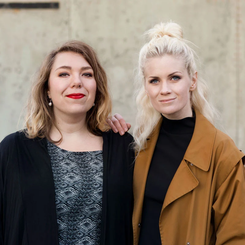 Amanda Hellberg och Eveline Johnsson